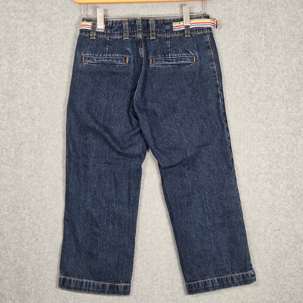 NEW‎ Deadstock Levi's Girls 14 Side Tab Capri Jeans Low Rise Patch Pocket Y2K - Picture 3 of 7